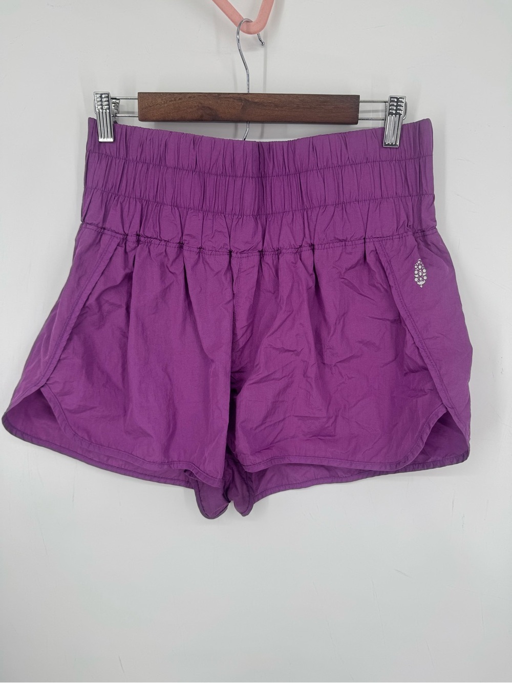 Free People Movement The Way Home Purple Running Athletic Active Shorts Size XL